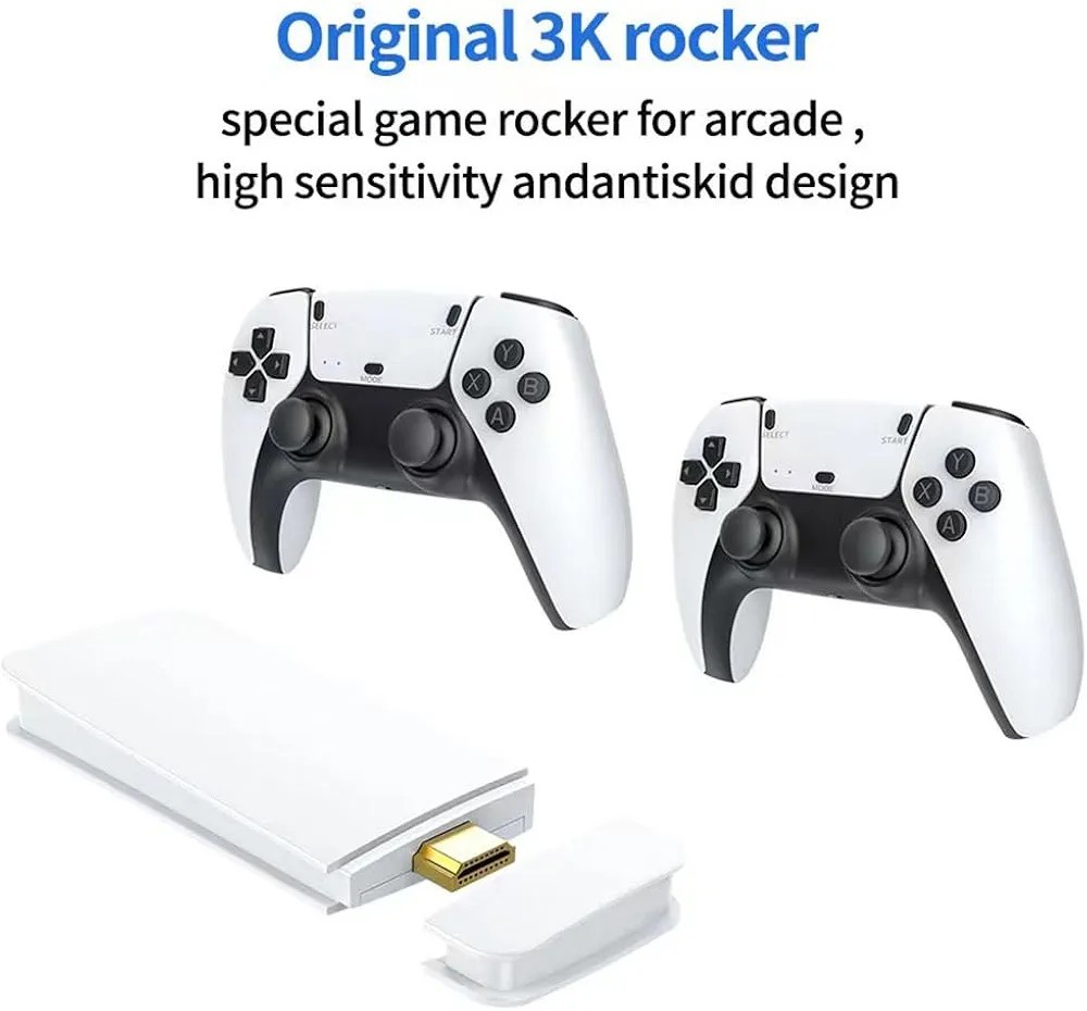 SJGAM M15 Plus 2.4G Wireless Game Stick Console 4K HDMI Double Rocker