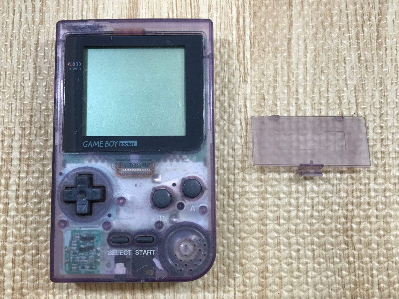 GameBoy Pocket Clear Purple Console Nintendo Japan – Tested Working LG9024