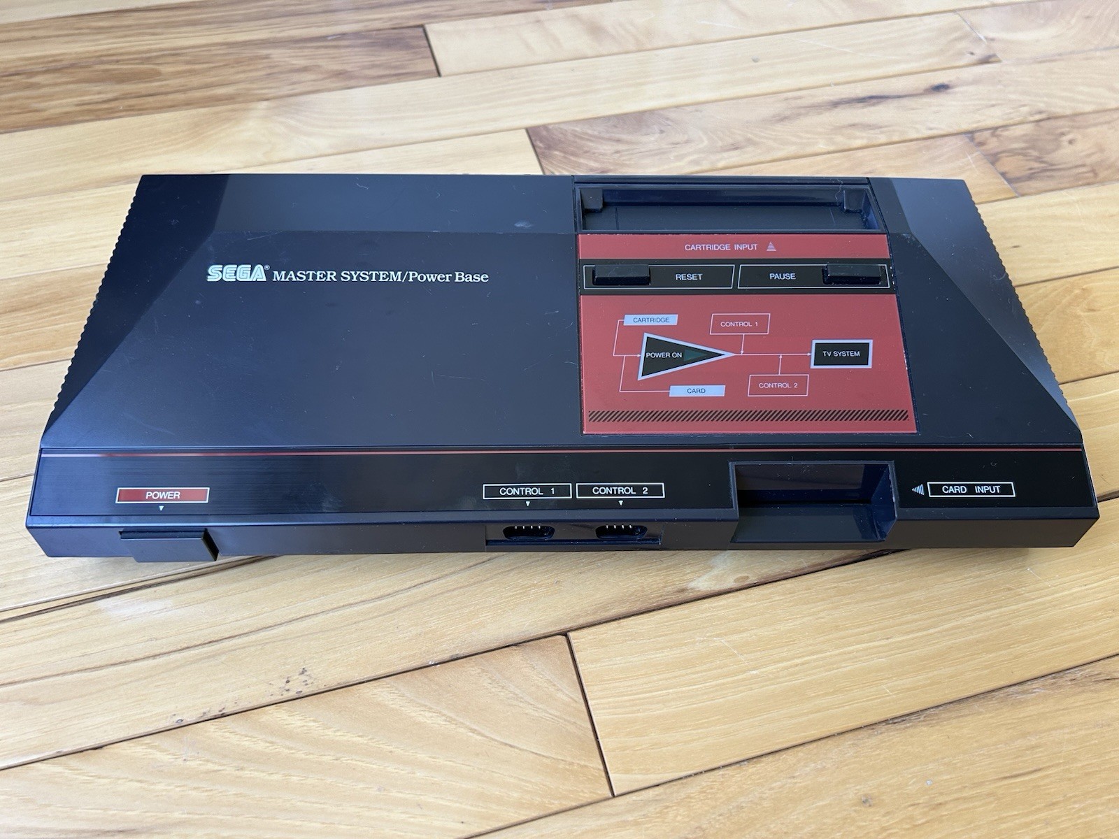 Sega Master System SMS Power Base Console 3010 NEW CAPACITORS With 5 Games