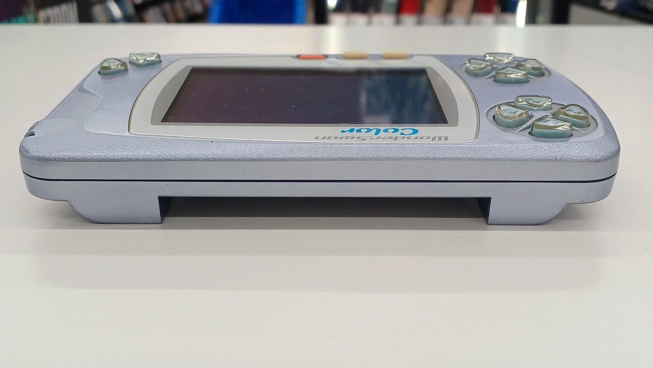 BANDAI WonderSwan Color SWJ-777C2B Crystal Silver Japan Tested Console Used