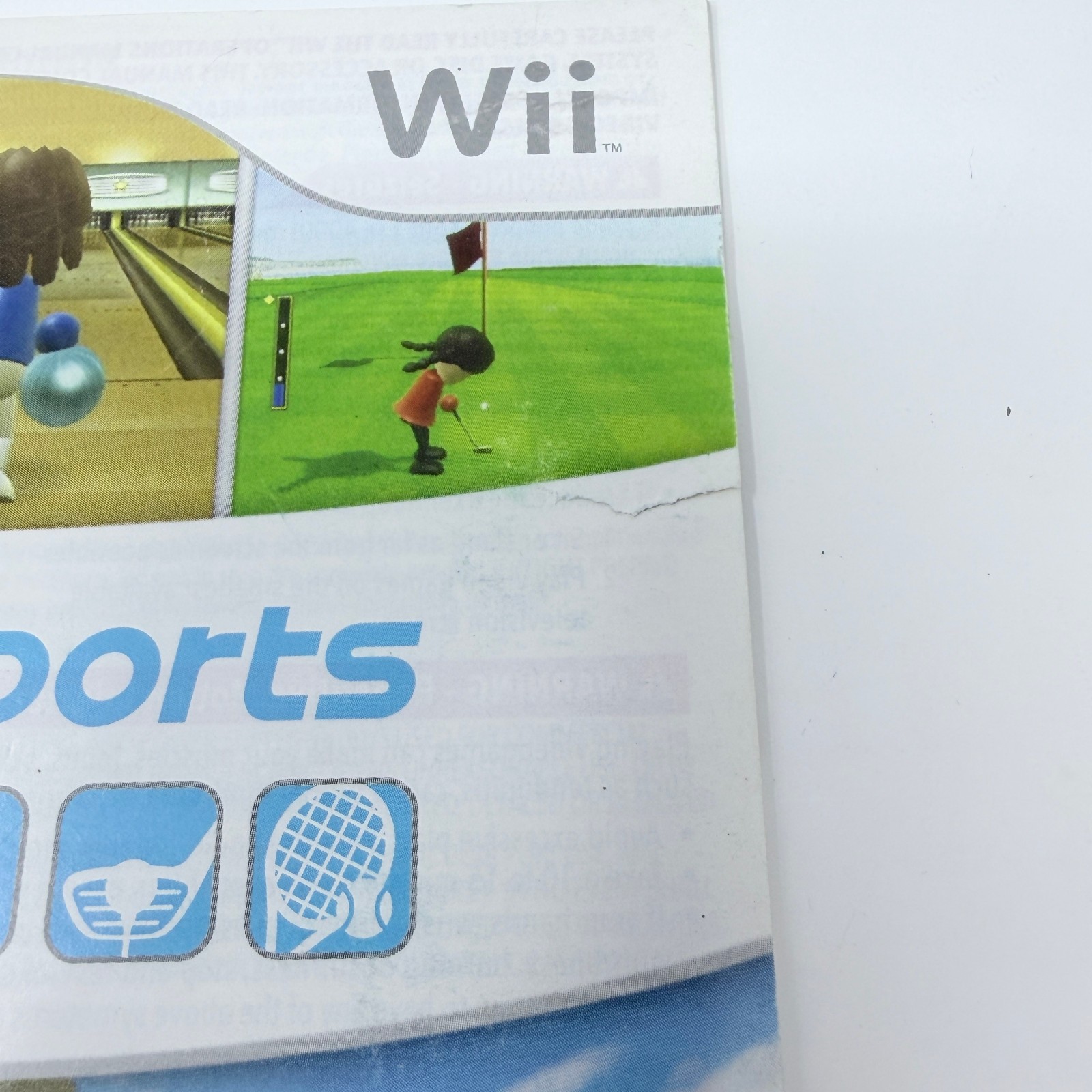 Nintendo OEM Wii Console W/ Wii Sports Game Bundle-Black- TESTED & WORKS