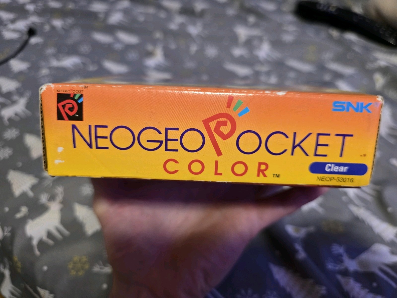 NEO GEO POCKET COLOR Console Solid Silver – BOX ONLY! Great Condition!