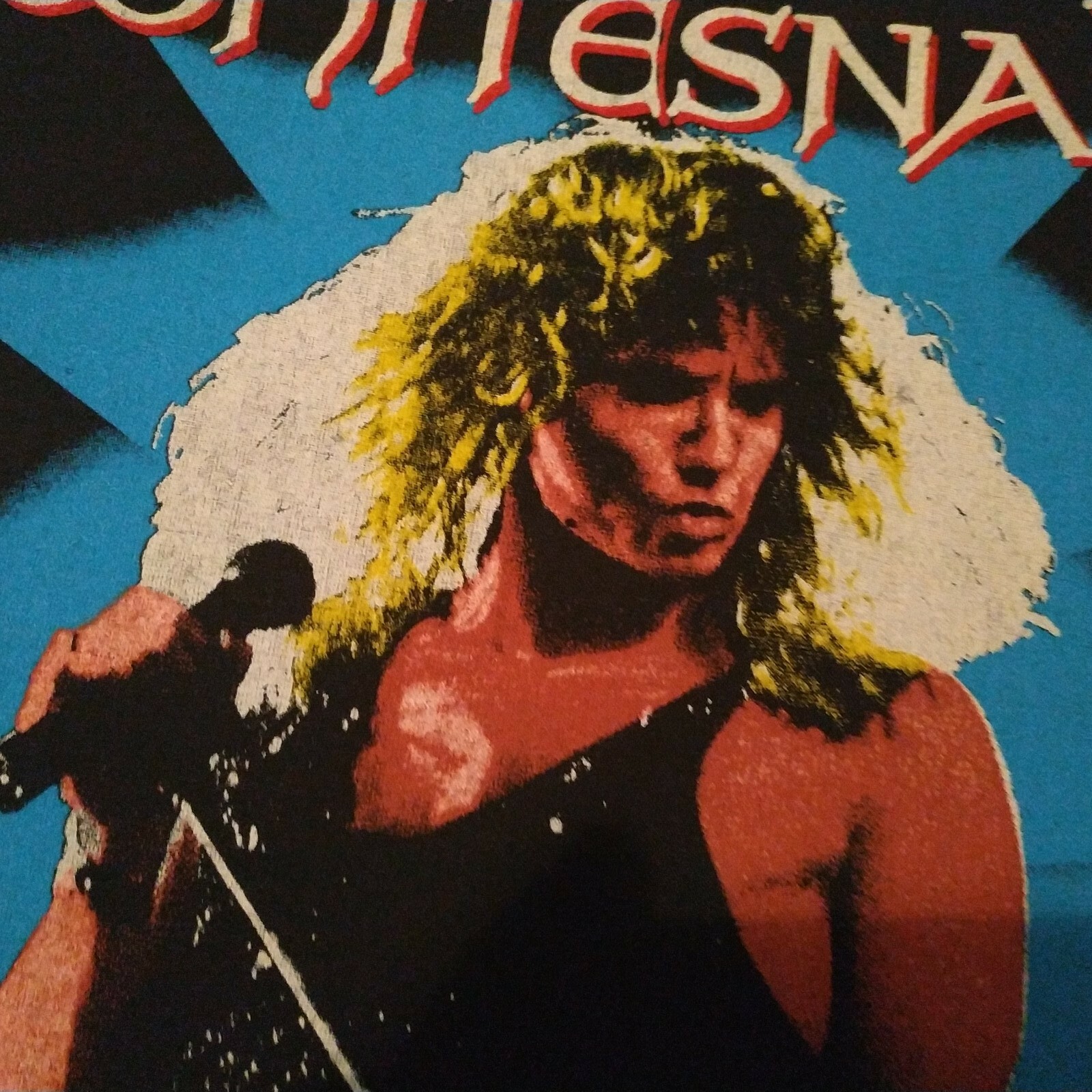 Vintage WHITESNAKE Unused 80s BACK PATCH David Coverdale Heavy Metal