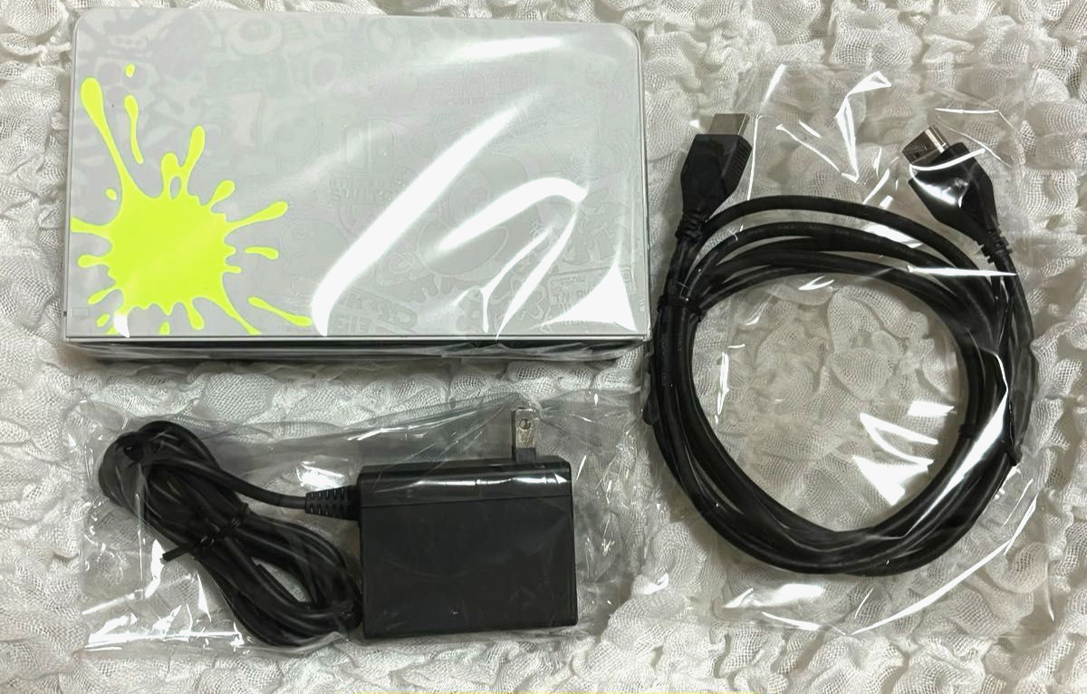 Nintendo Switch OLED Splatoon 3 Edition Dock only Tested w/ Cable No Console
