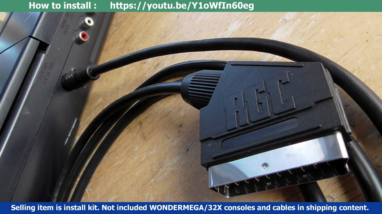 Assembly kit WONDERMEGA RG-M2 RGB compatible w/ Sega Genesis 2 Mega Drive 2 32X