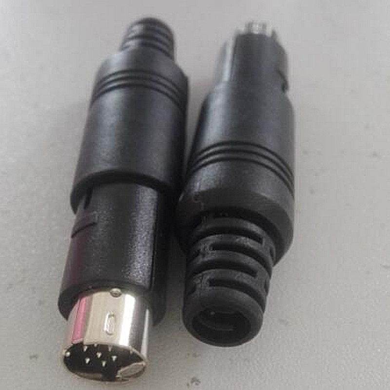 1pcs,Male 9-Pin Mini DIN Plug for Promedia GMX System,M9D