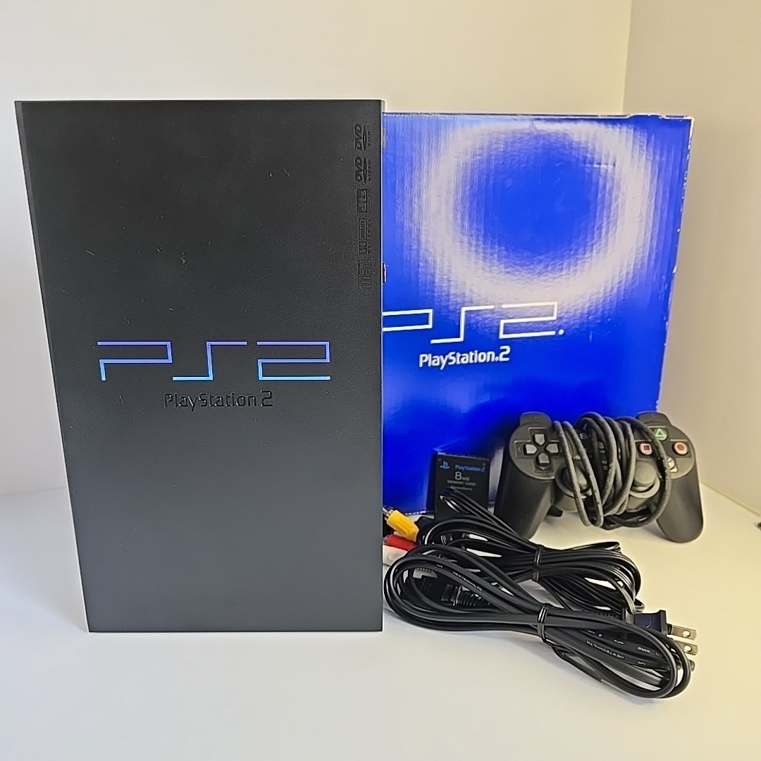 Sony PlayStation 2 PS2 SCPH-30000 Complete in Box Japanese with CD Player Disc