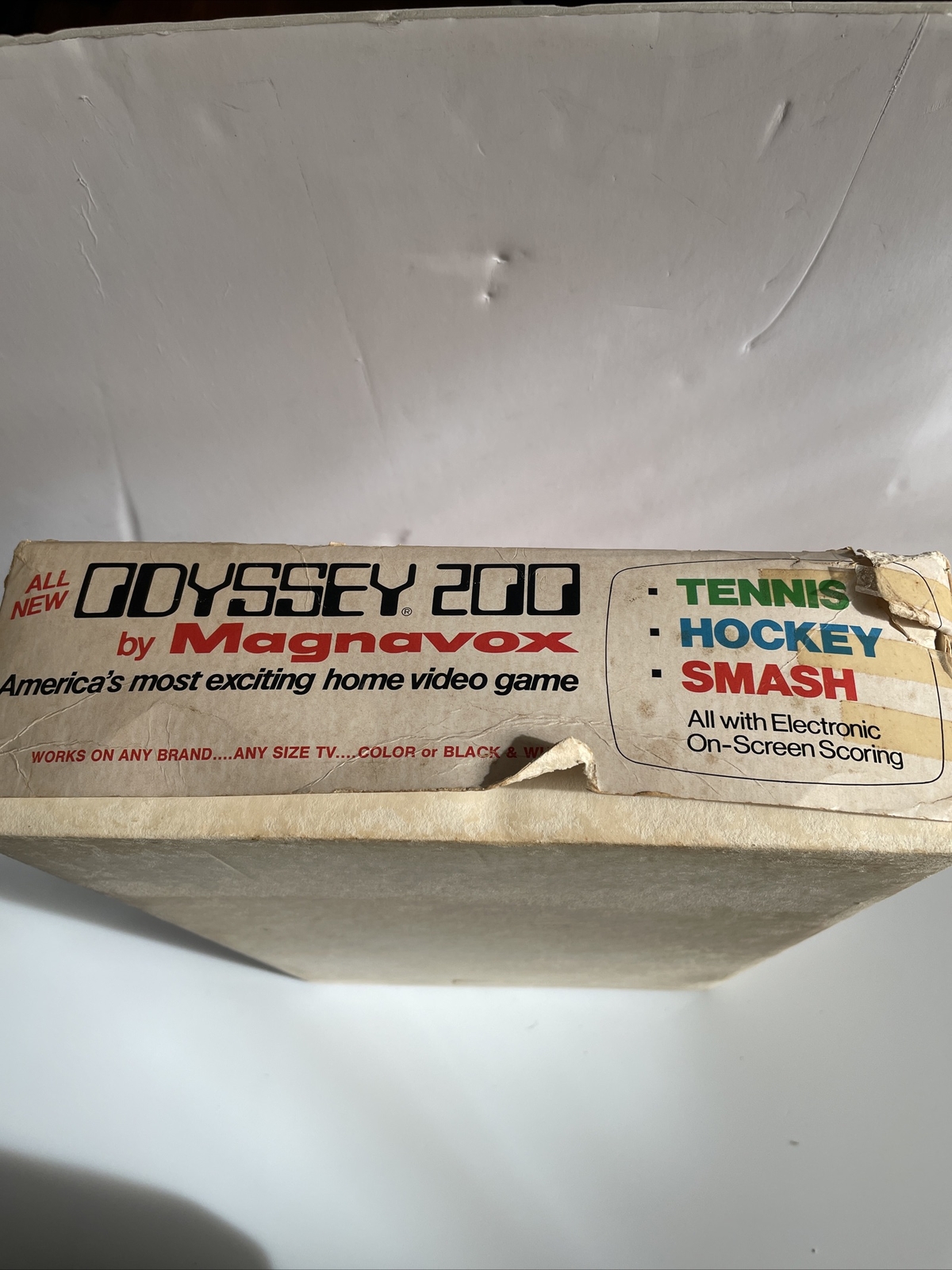 ODYSSEY 200 MAGNAVOX SYSTEM W/ BOX TENNIS HOCKEY SMASH VINTAGE UNTESTED