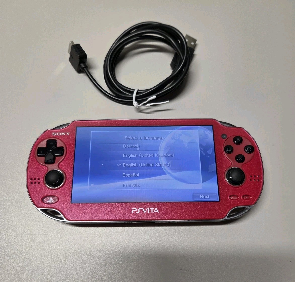 Sony PlayStation PS Vita OLED (PCH-1000) Cosmic Red *Tested/Working-Please Read*
