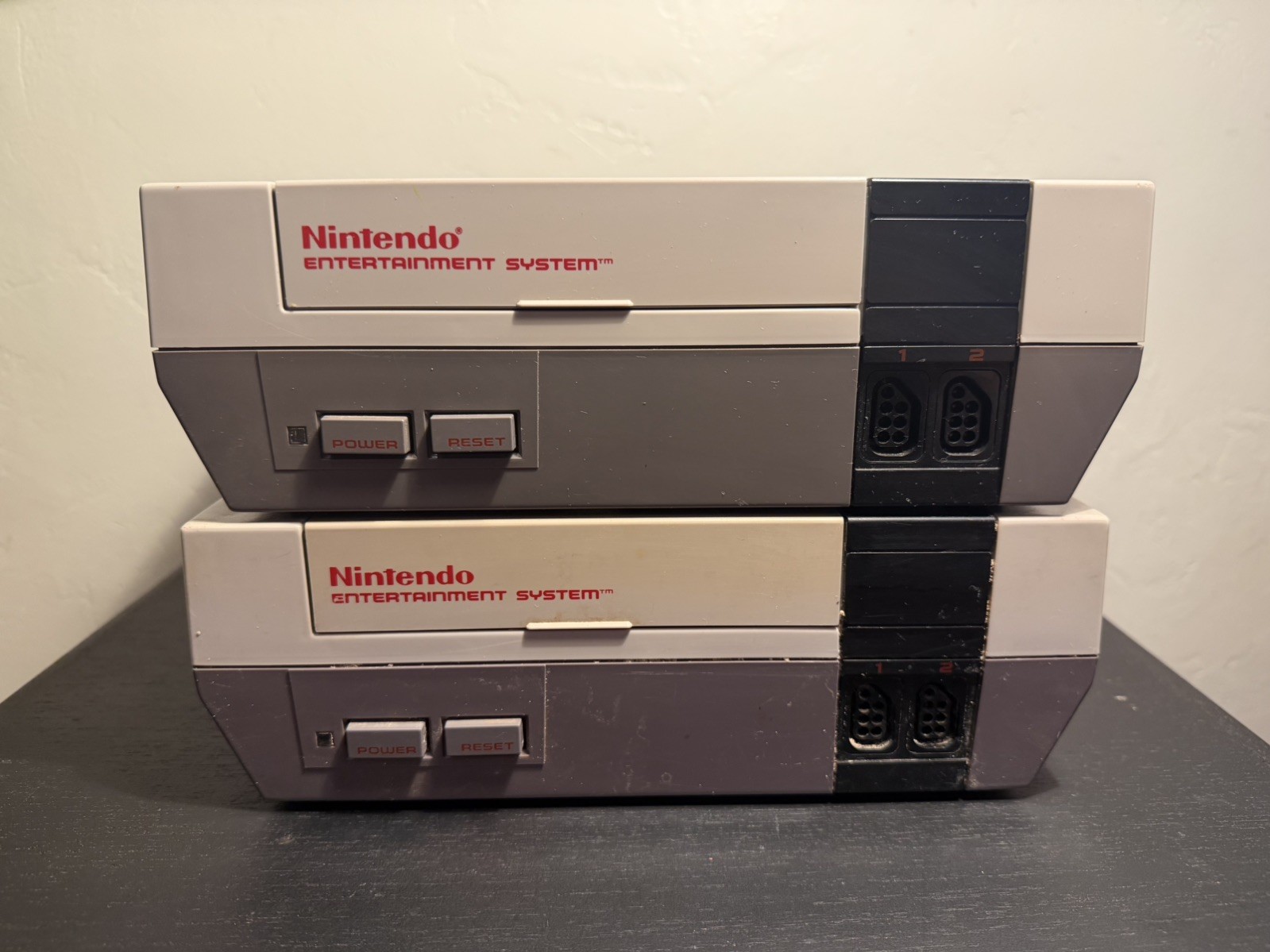 FOR PARTS/REPAIR Lot of 2 Nintendo Entertainment System NES Console READ DETAILS