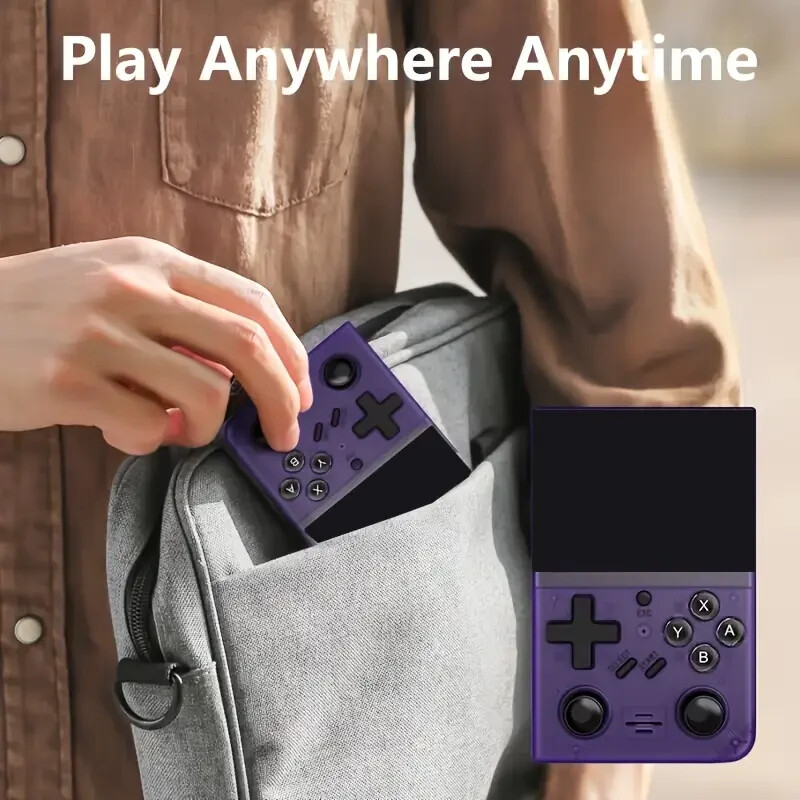 Retro Handheld Gaming Console – 3.5″ IPS HD Screen, USB-C Charging, Large Memory