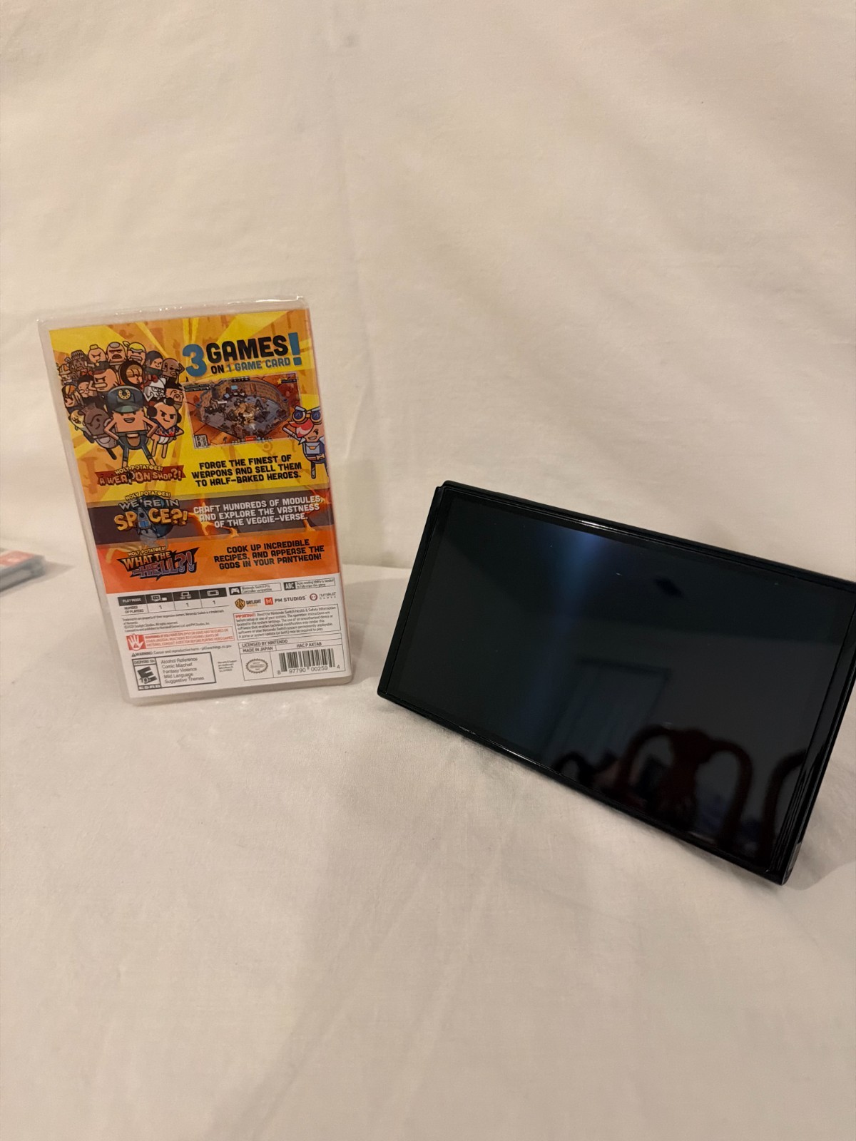 Nintendo Switch OLED, USED, White Color, 3x Game BUNDLE (NEW), READ DESCRIPTION*