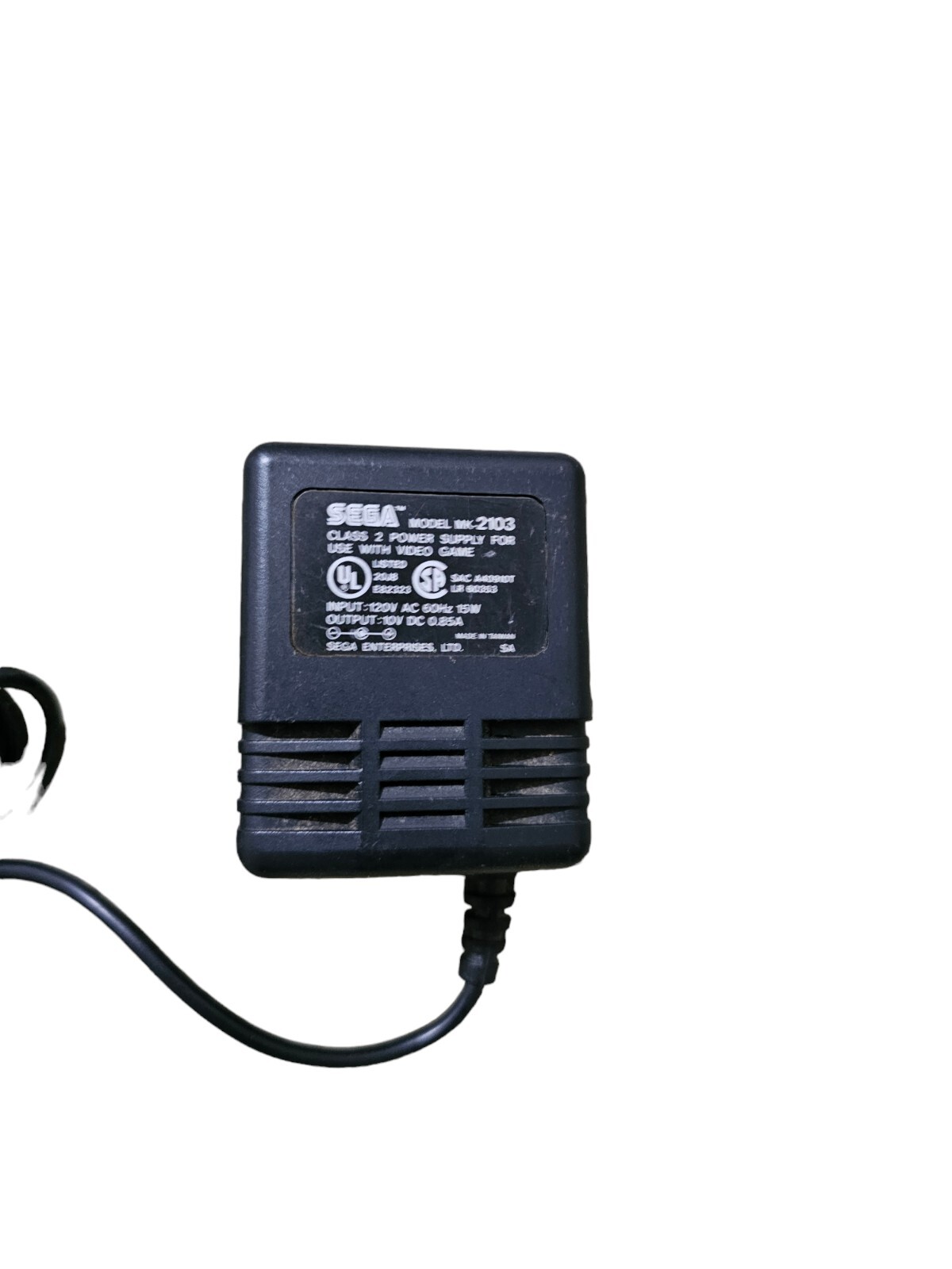Sega Genesis Power Supply Unit Adapter MK-2103 OEM for Model 2, 3, 32X