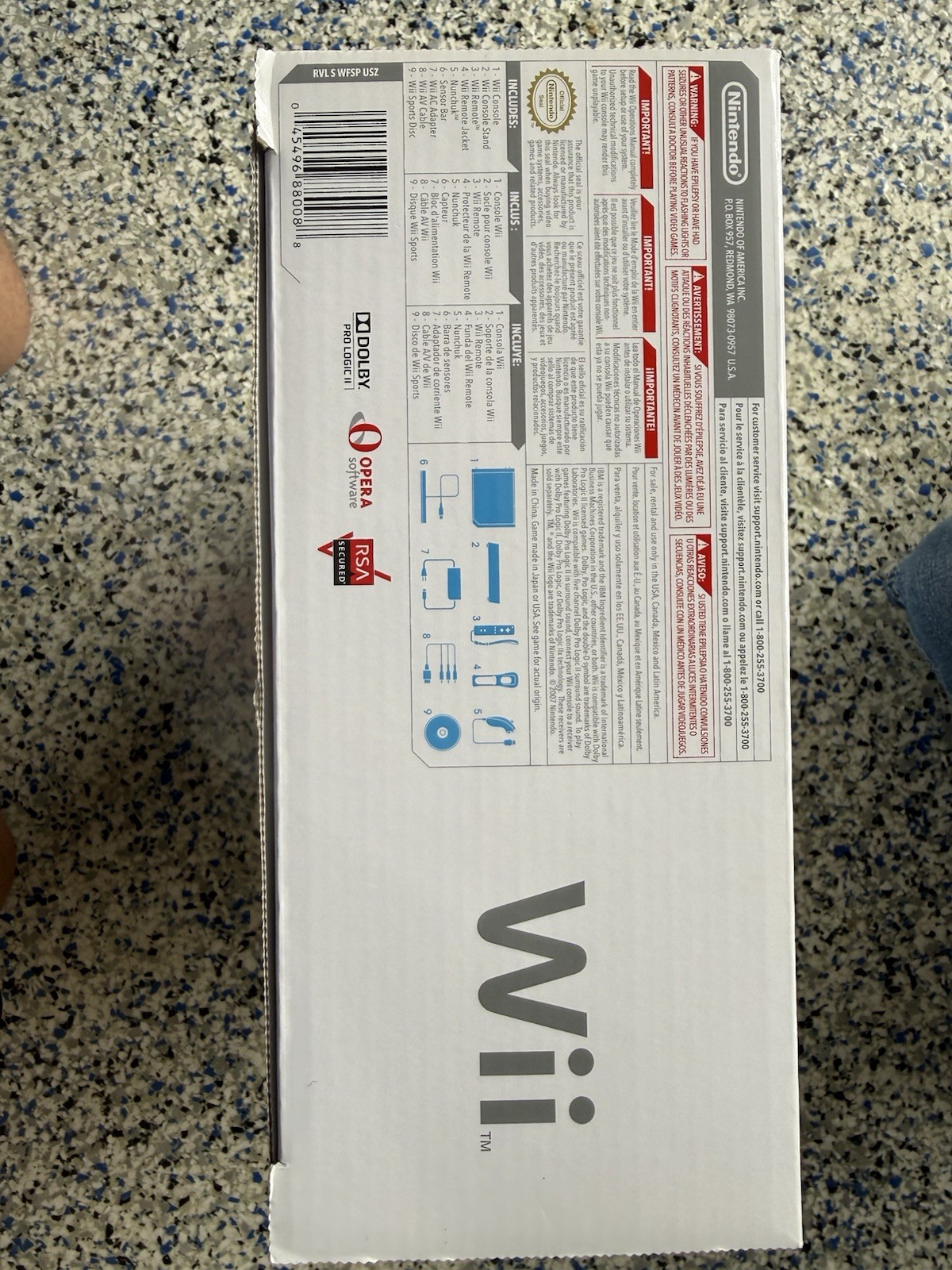 Nintendo Wii Console CIB w/ Wii Sports Bundle Tested + 6 Games – Barely Played