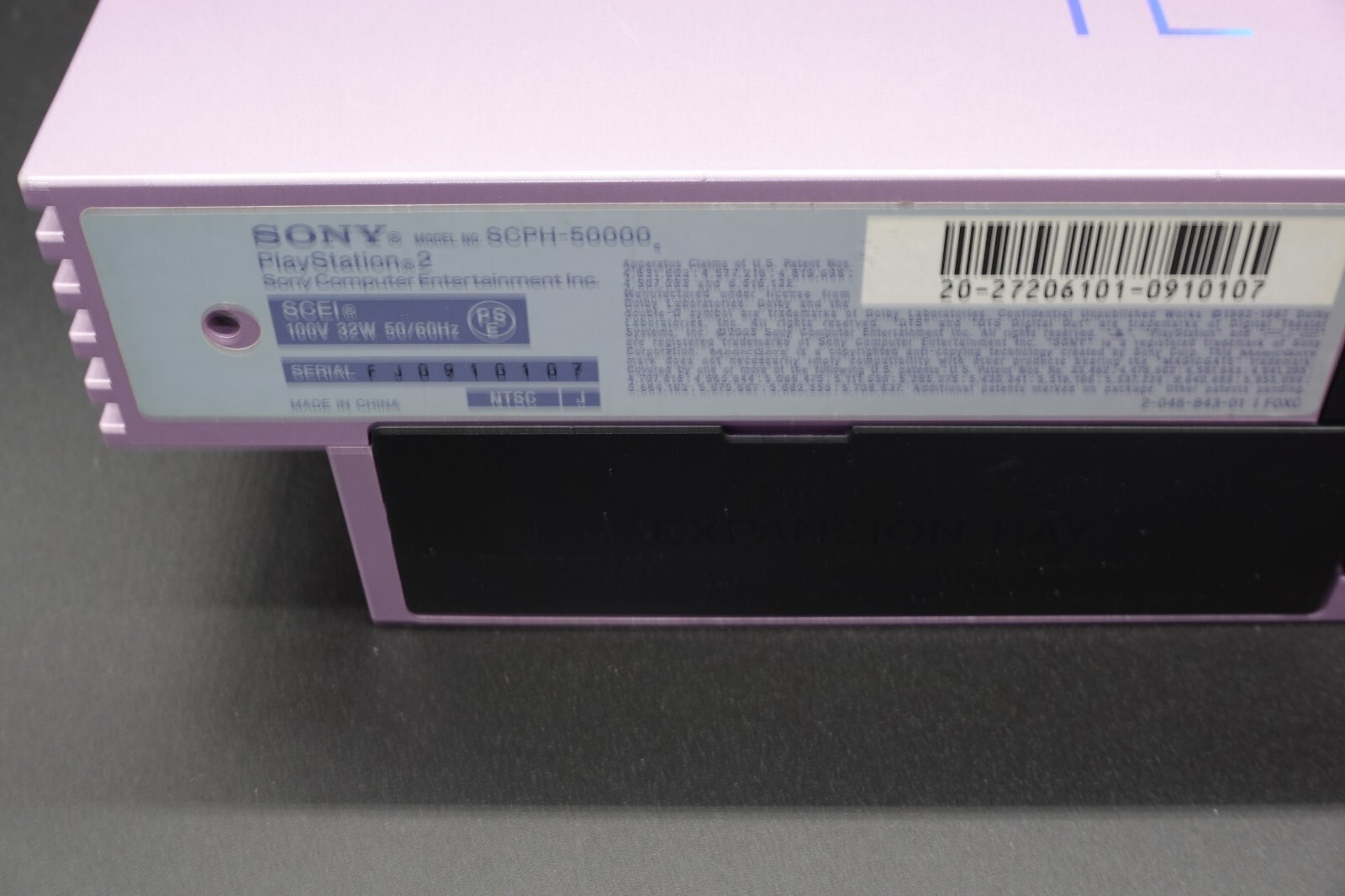 Sony PlayStation2 PS2 Console Controller Cable Sakura Pink SCPH-50000 SA Used