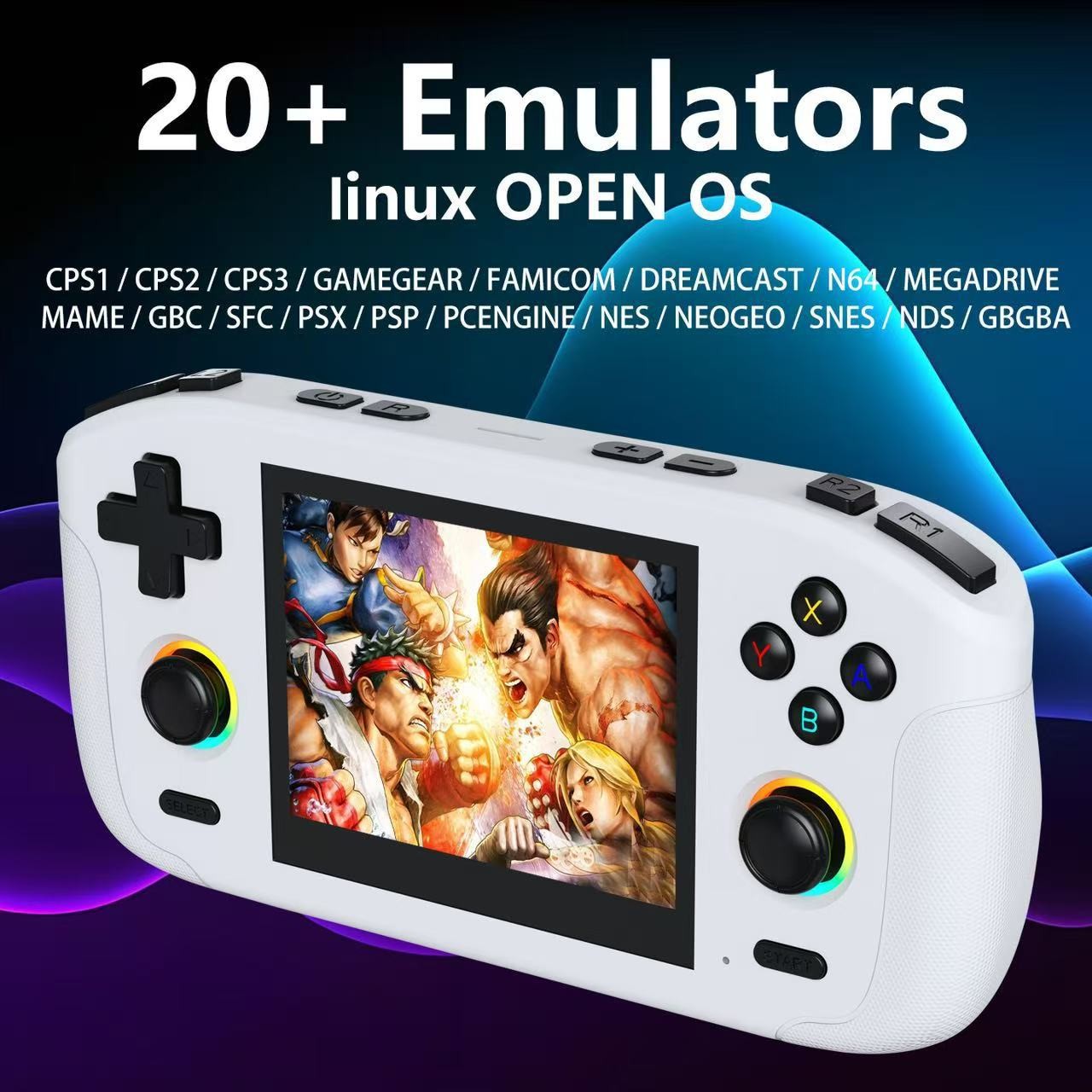 2026 New Upgraded RK35H Retro Handheld Game Console, 128GB Mini Video Game