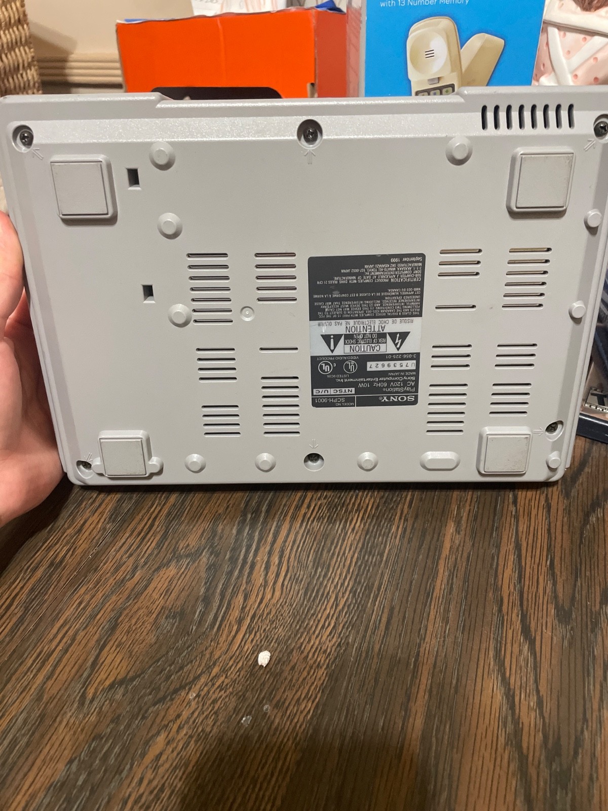 Sony PlayStation 1 Game Console – Gray not sure if it works