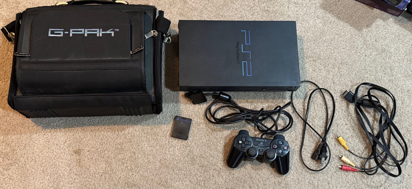 Sony PlayStation 2 Black Console Gaming System SCPH-39001/N