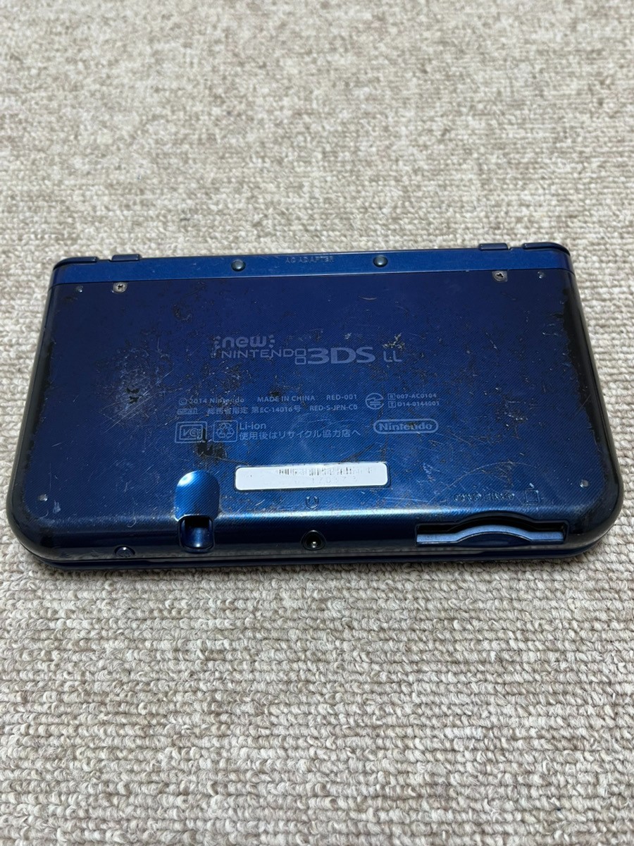 New 3DS LL XL Metalic blue Japan Nintendo Console region Japanese B969