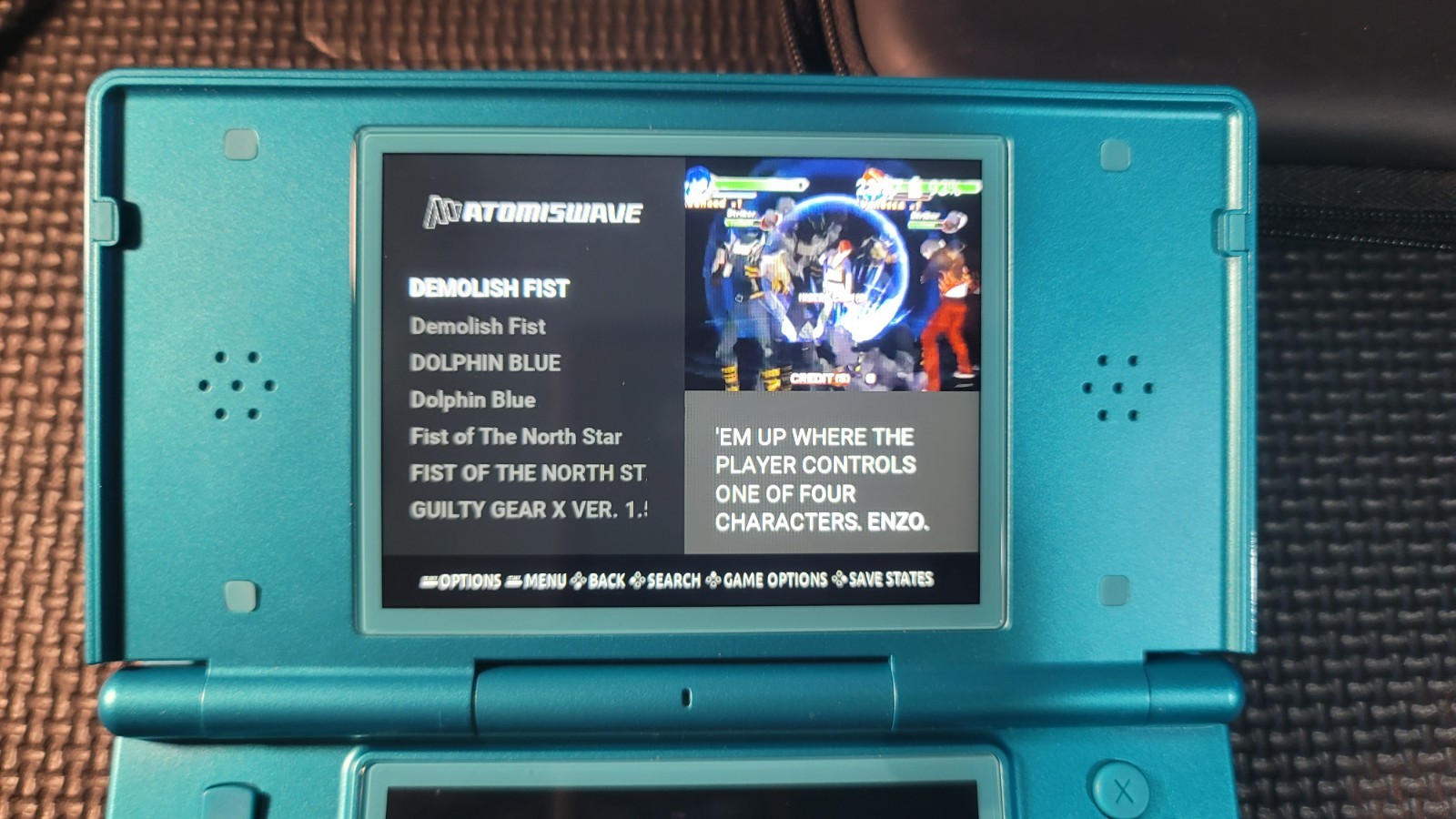 ANBERNIC RGDS ((ROCKNIX OS) 64GB GAME CARD (TURQUOISE BLUE) WITH CASE (GXRG)
