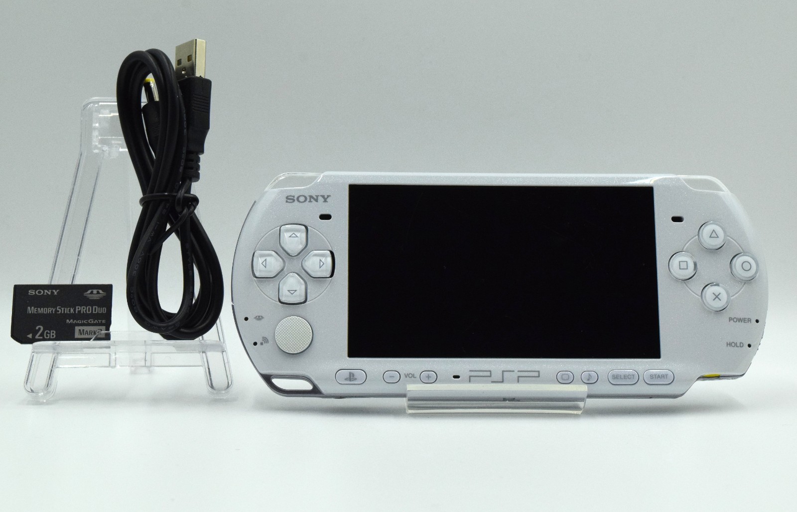 Sony PSP 3000 Pearl White Console Tested Working Good Condition Japan