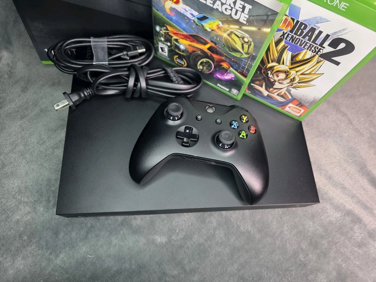 Microsoft Xbox One X 1TB Console – Black with Original Box