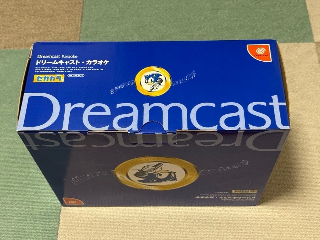 Sega Dreamcast Karaoke Unit HKT-4301 Microphone Mixer Boxed Japan