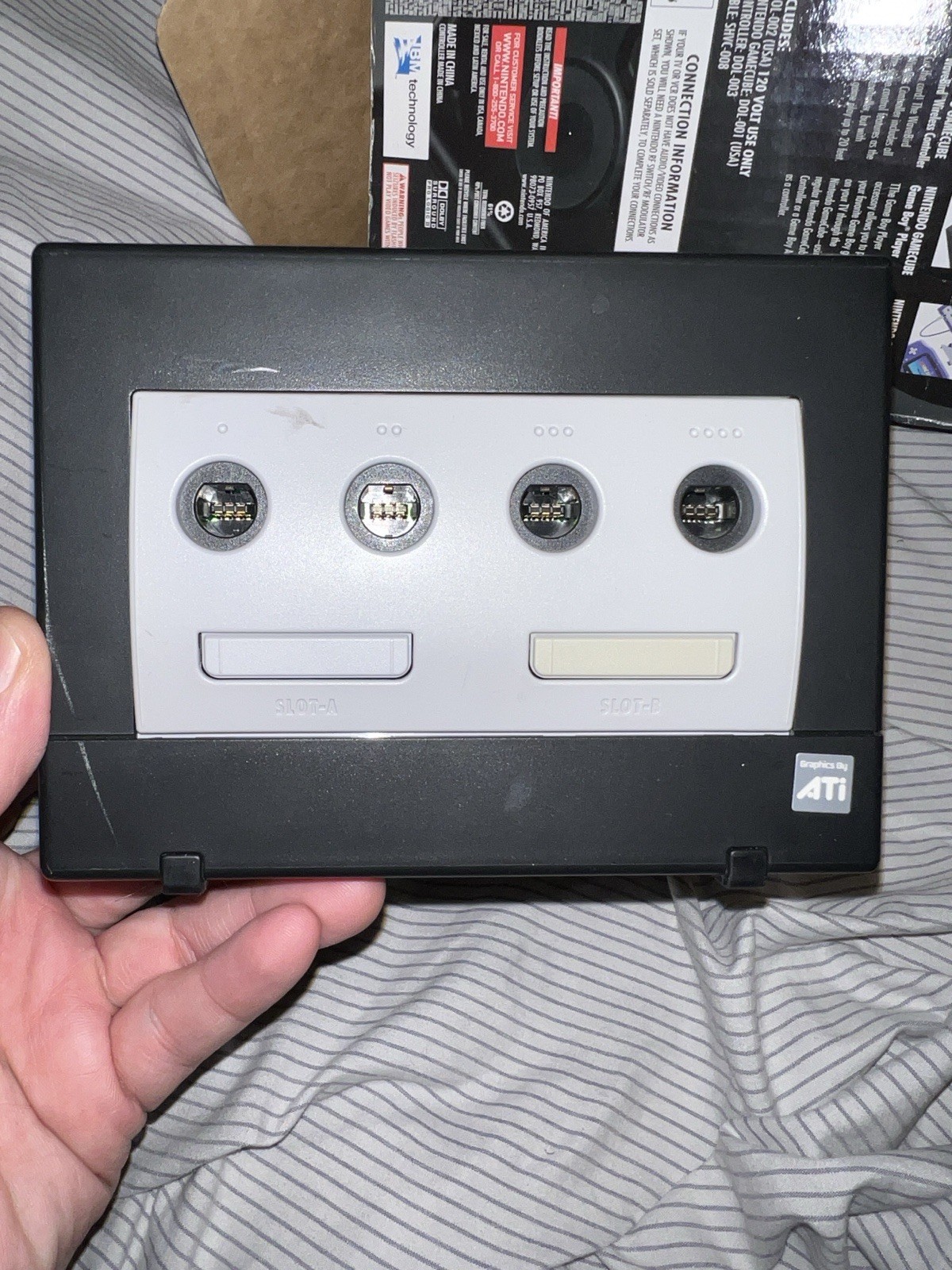 Nintendo GameCube Game Console System Black DOL-001