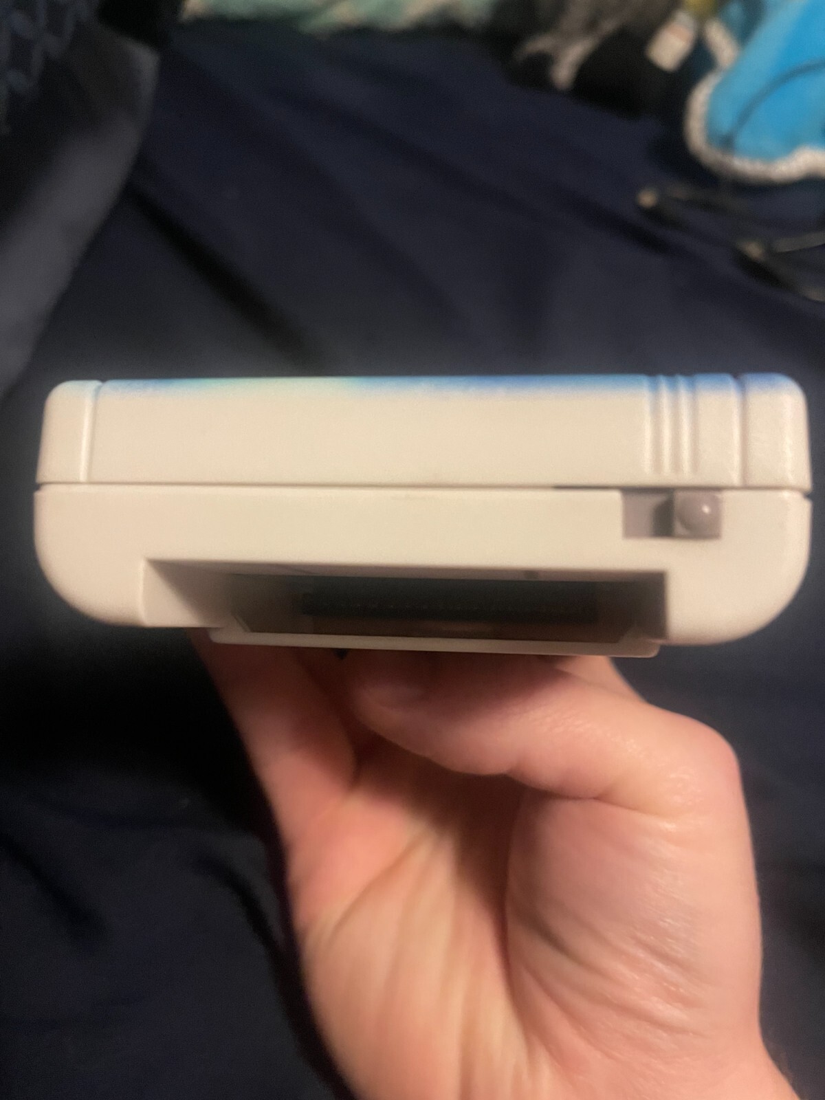 Custom Mega Man Print Nintendo Gameboy with charging cable and 6 games included