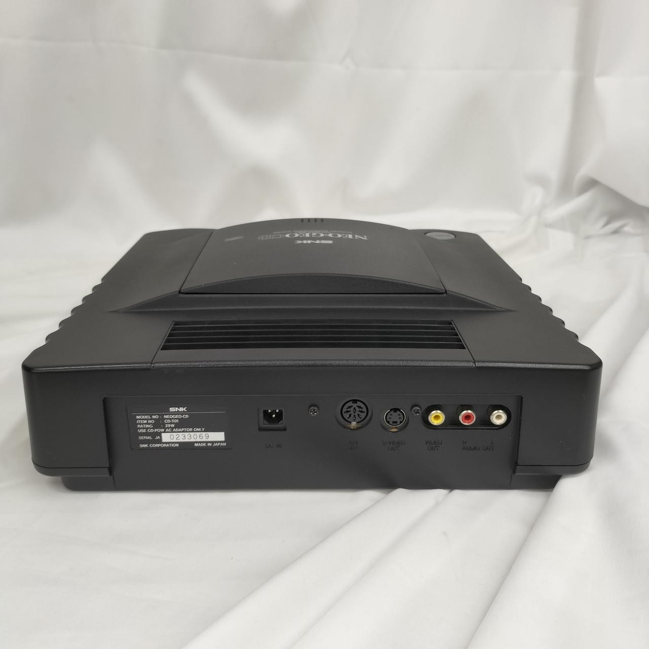 SNK Neo Geo CD Top Loading Console CD-T01 Japan Import Vintage Gaming