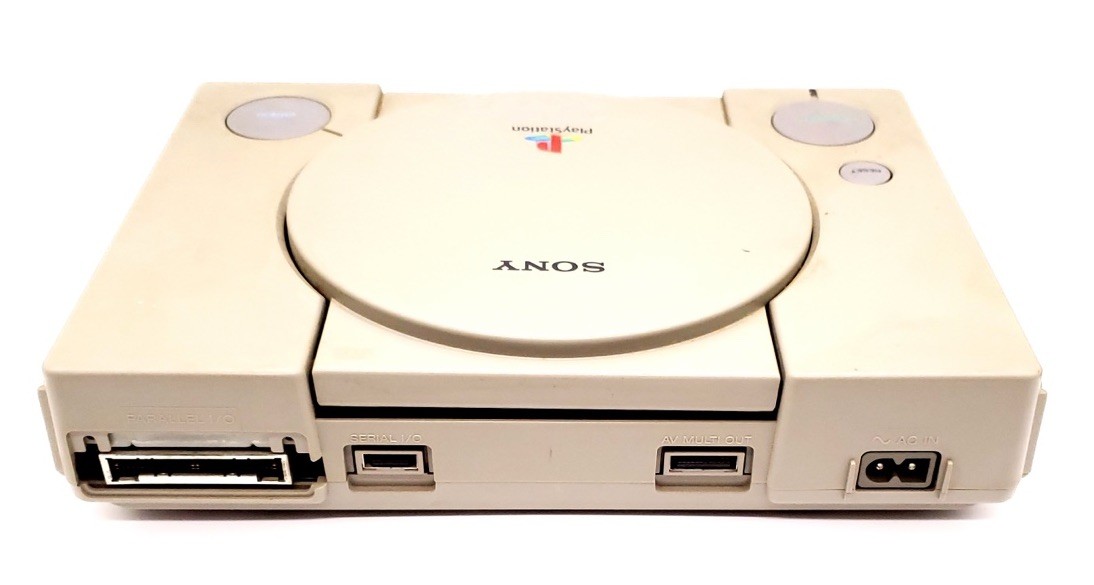 Sony PlayStation 1 Video Game Console – Gray W/ Game & Memory Card TESTED