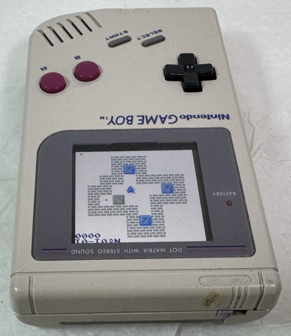 Original Gameboy Restored With V5 Ultra IPS Backlight Screen Tested