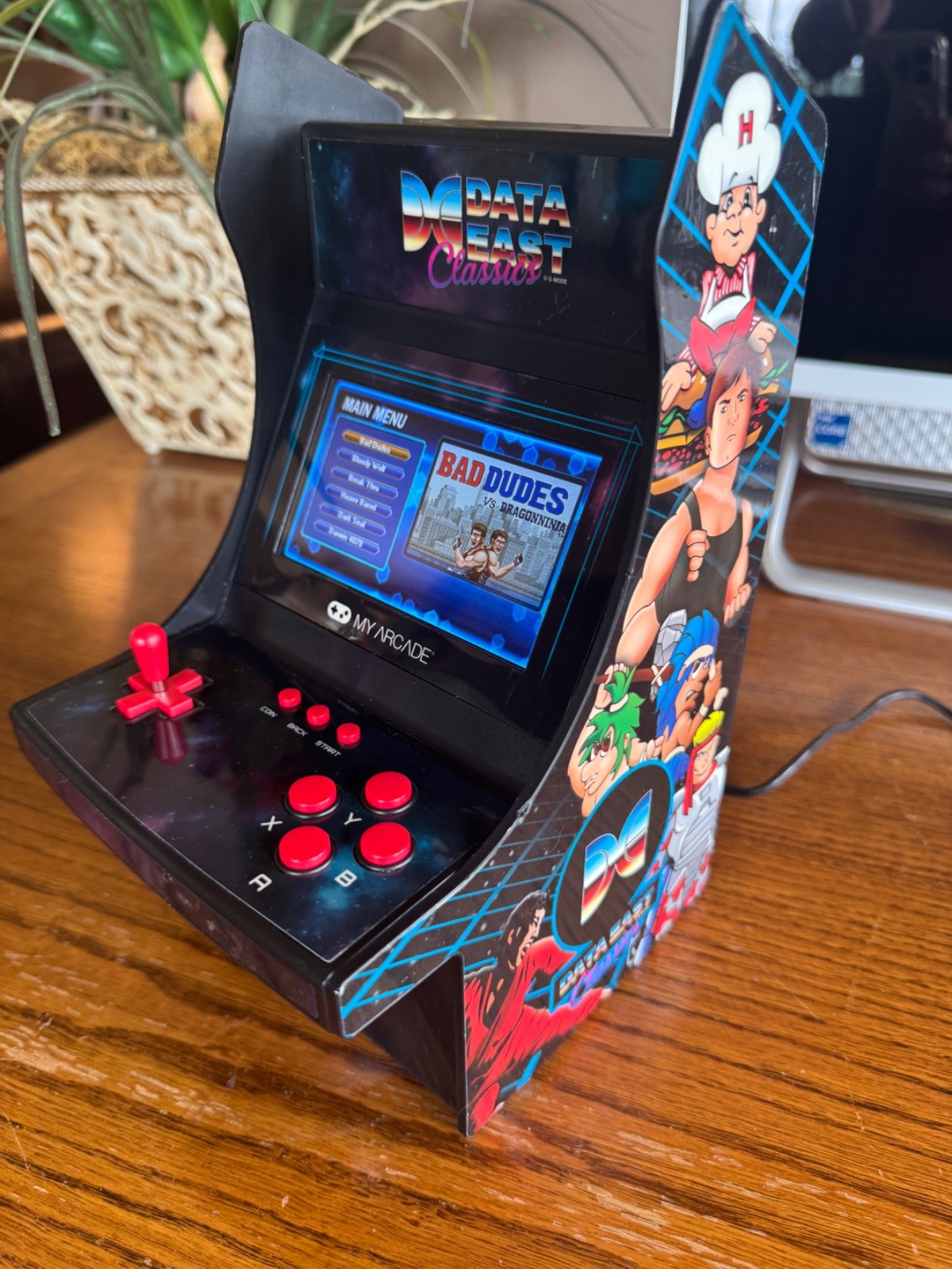 My Arcade Data East Classics Mini Player 10″ Inch Mini Arcade Machine Cabinet