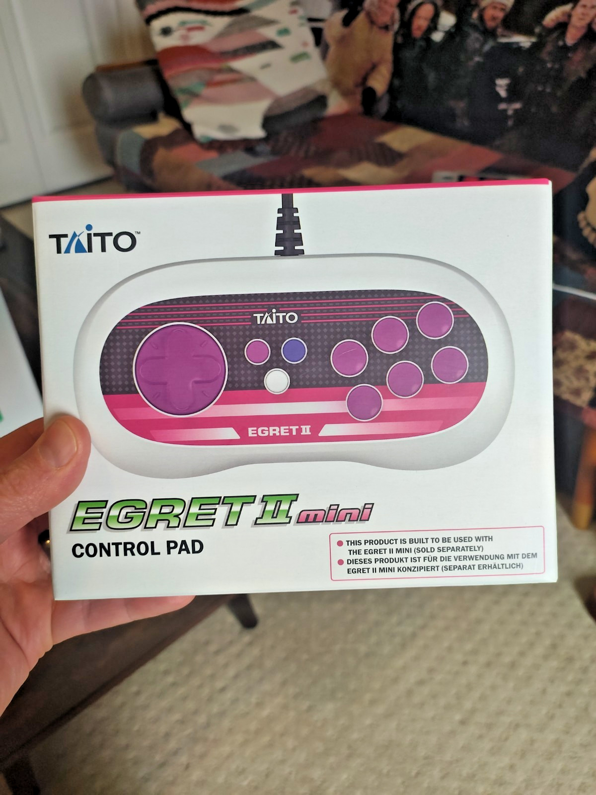 Taito Egret 2 Mini + Arcade Memories VOL.1 & 2 Set, 2X Joysticks, Control Pad US