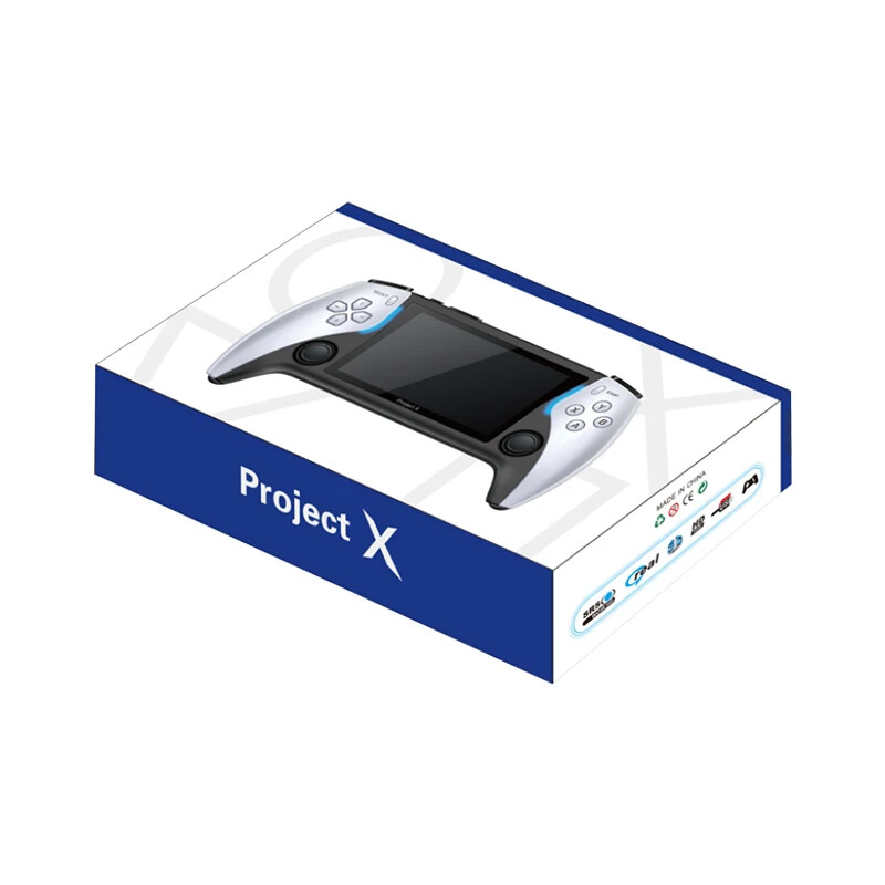 Project X 4.3-inch high-definition IPS screen game console, dual controllers