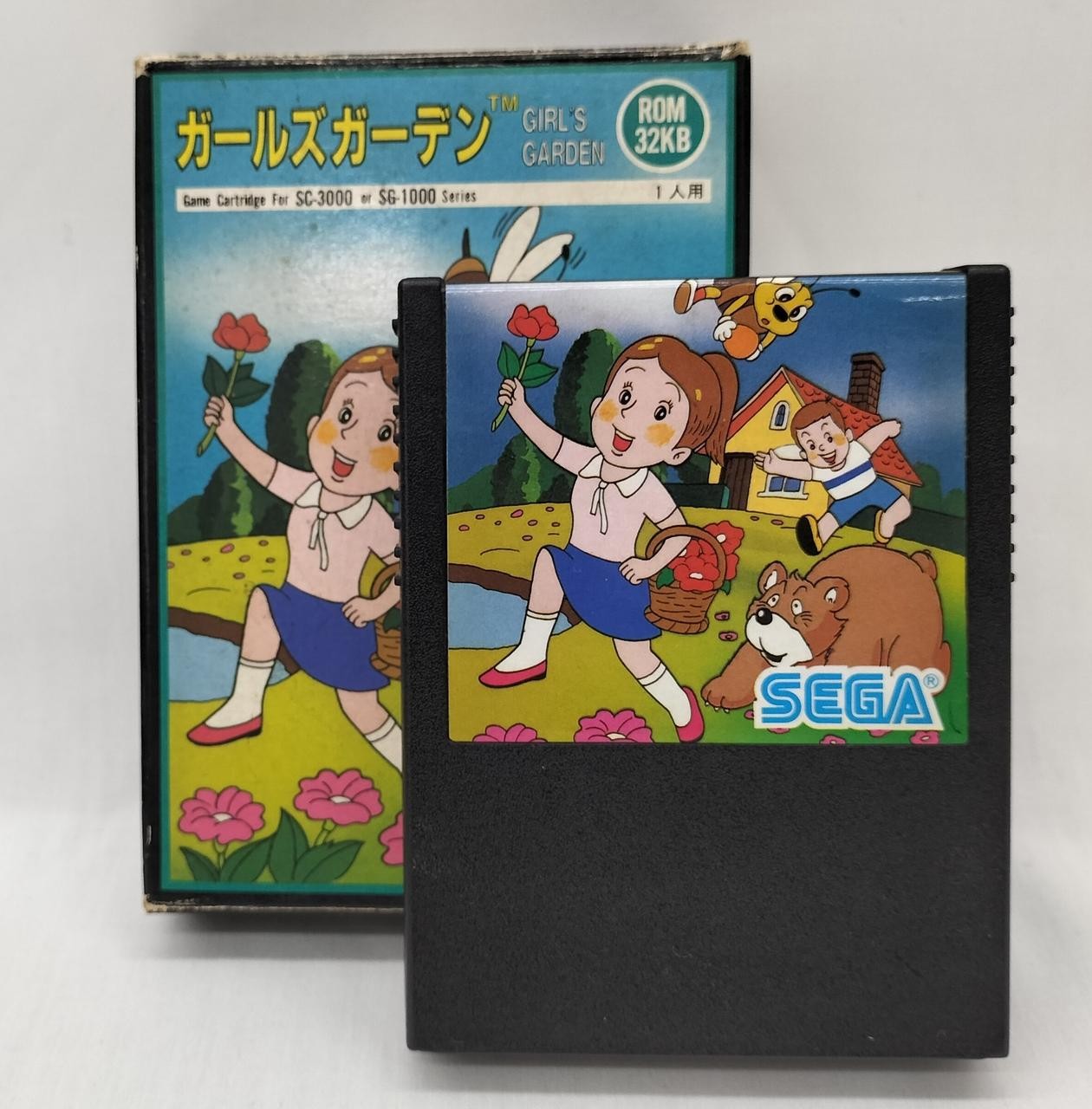 SEGA Girls Garden SG1000 Soft Game Cartridge Retro Arcade