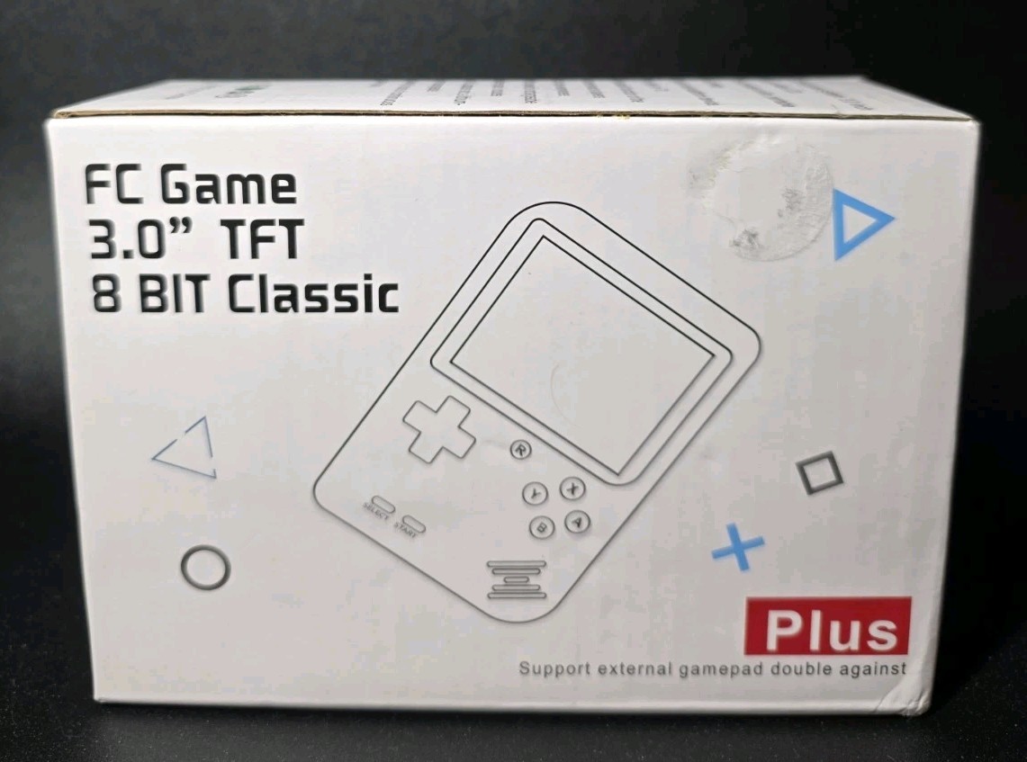 FC Game 3.0″ TFT 8 BIT Classic Hand Held – Red – Brand New In Box – 400 Games