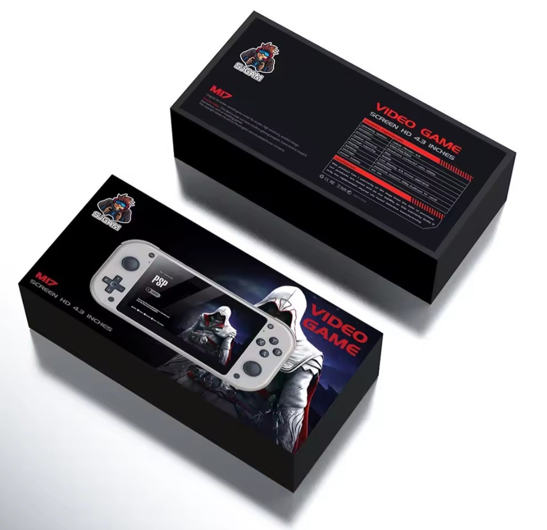 M17 Retro Handheld Game Console SJGAM 4.3″ IPS Screen 64GB Portable Player NIB