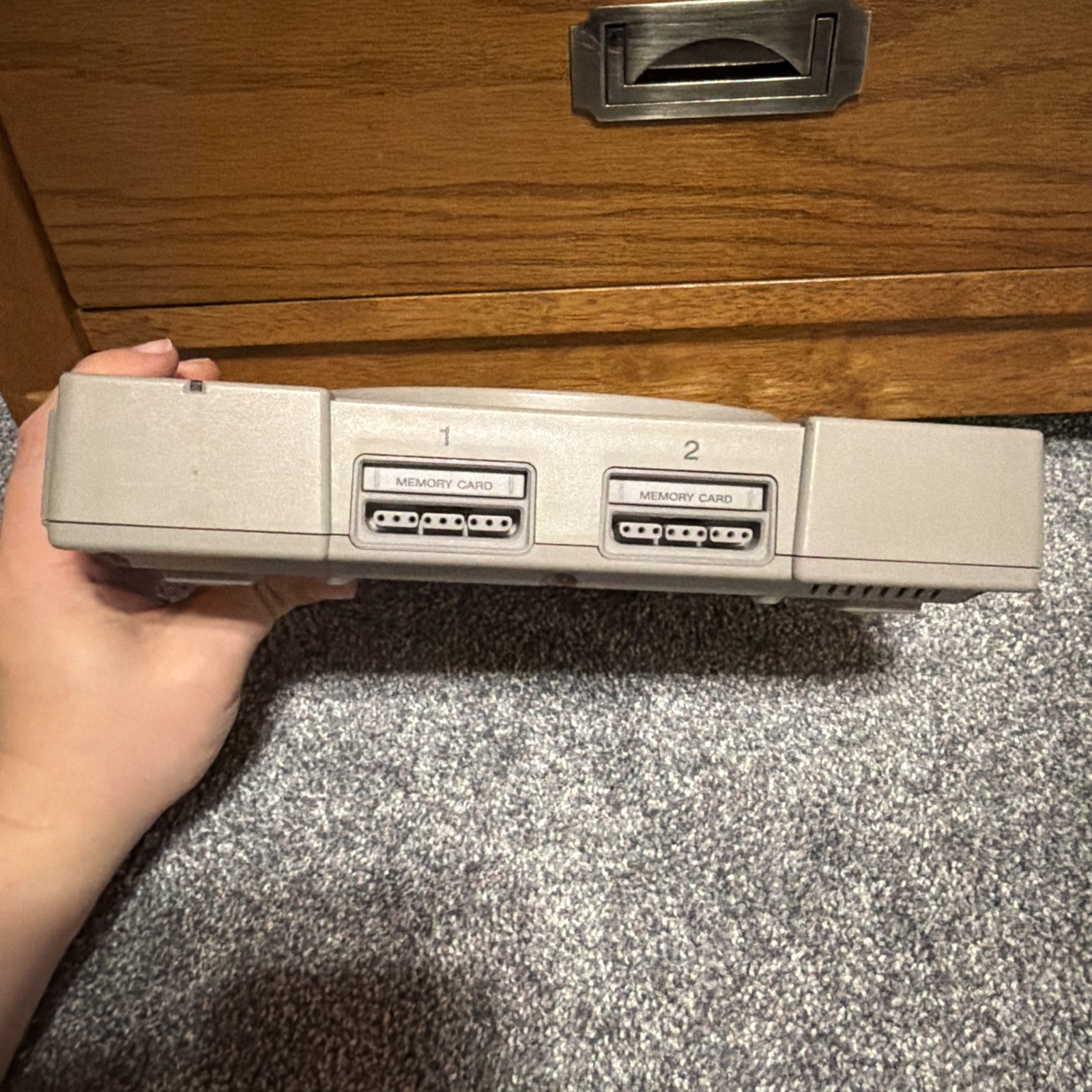 Sony PlayStation 1 Gray Composite SCPH-7501 Console Tested Works