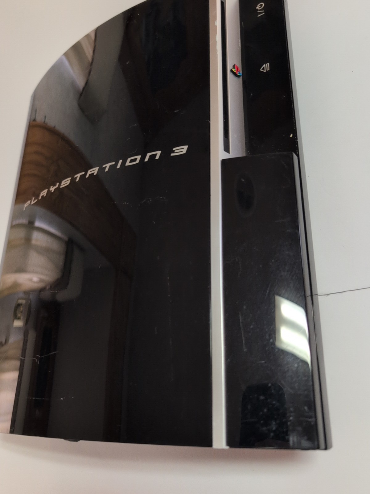 Sony PlayStation 3 60GB Piano Console – Black For Parts Or Repair
