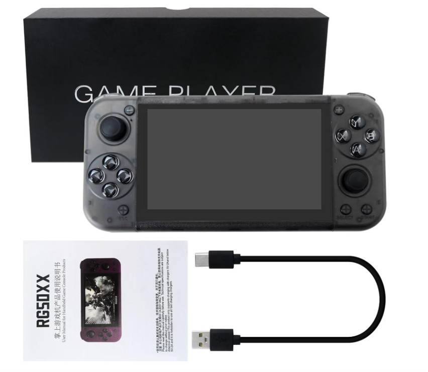 Retro Handheld RG50XX-Portable GBC, Arcade, PSP Gaming Console with LINUX System