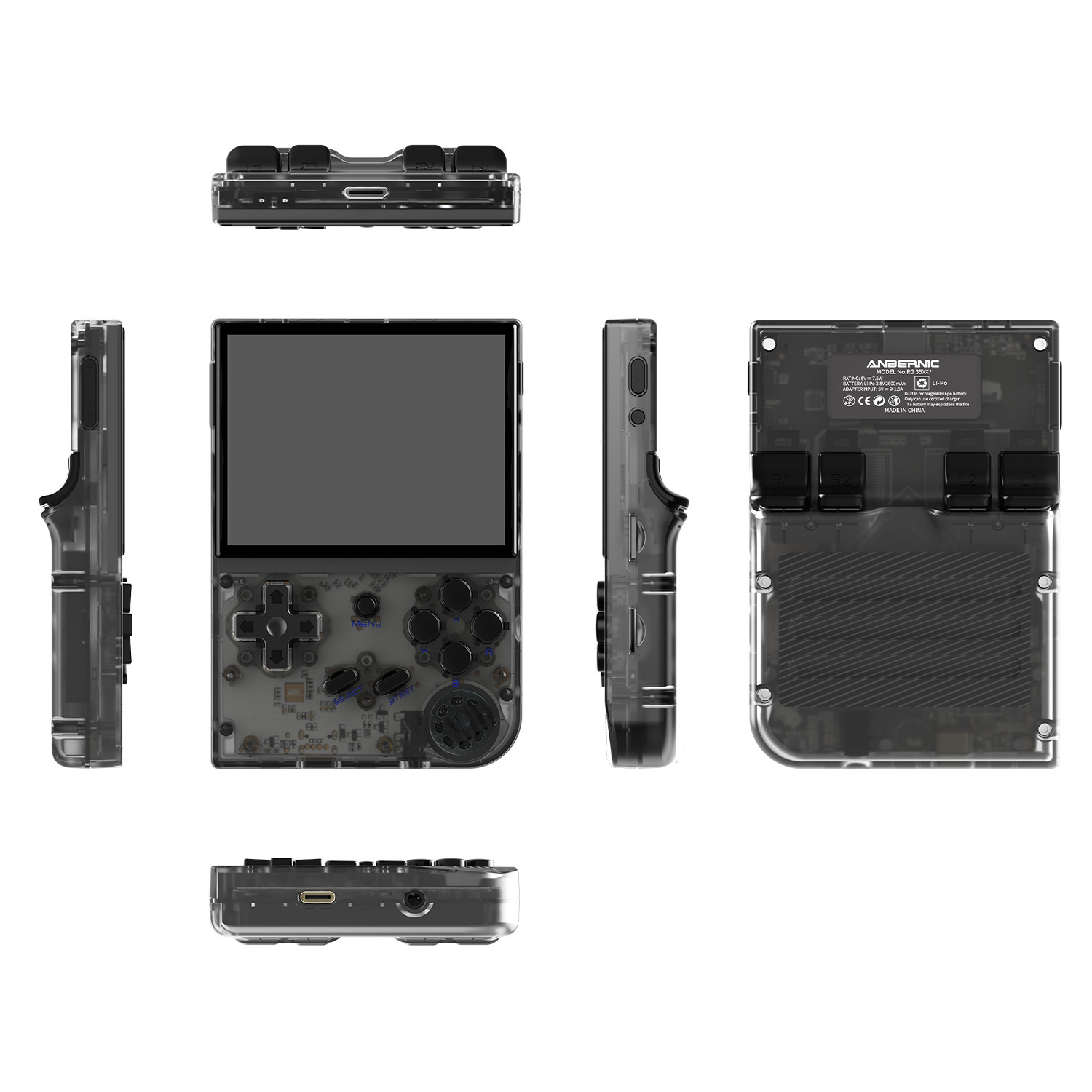 RG35XX Handheld Game Player 4500+ Games 2600mAh Battery H700