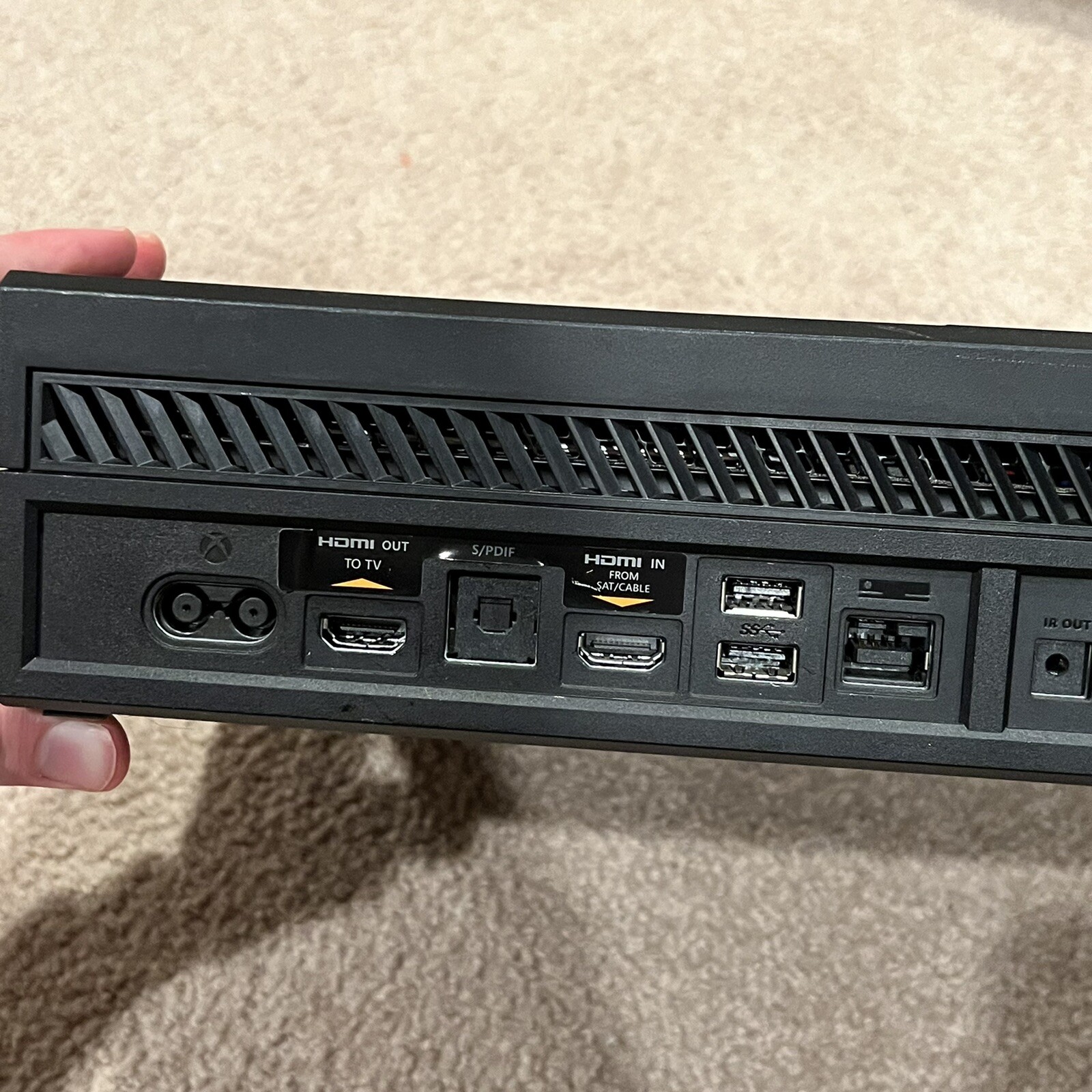 500gb Microsoft Xbox One Black Console – 2014 Intern Signature – Rare – Tested
