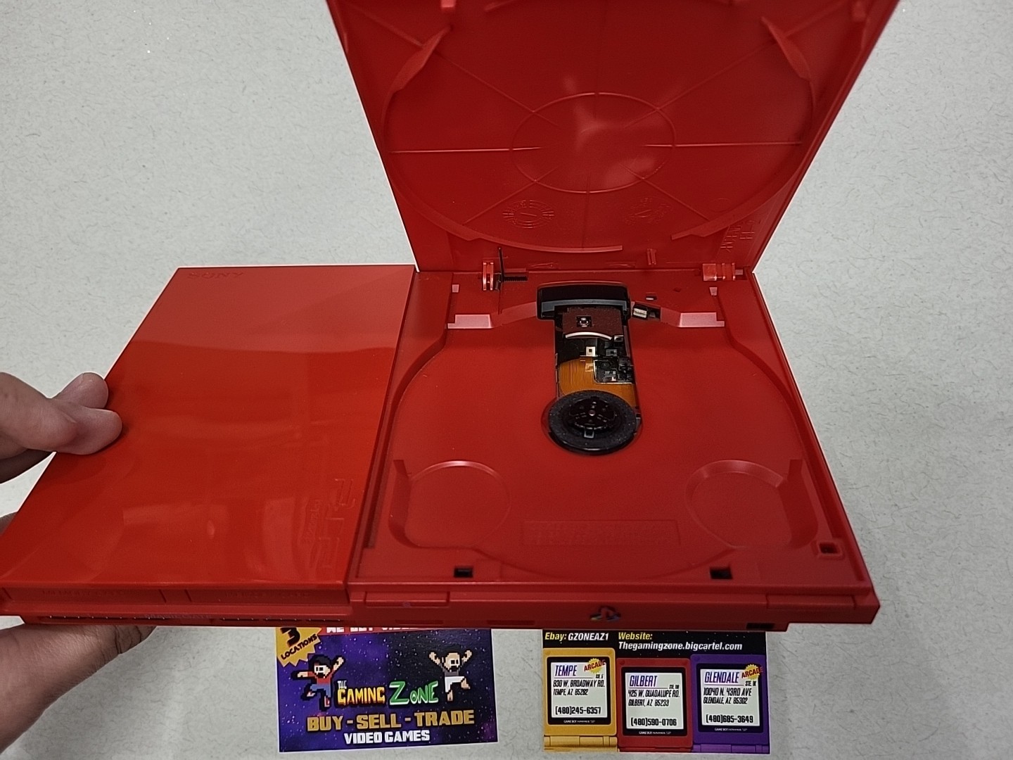 Sony PlayStation 2 Launch Edition Japanese Cinnabar Red Console. US Seller