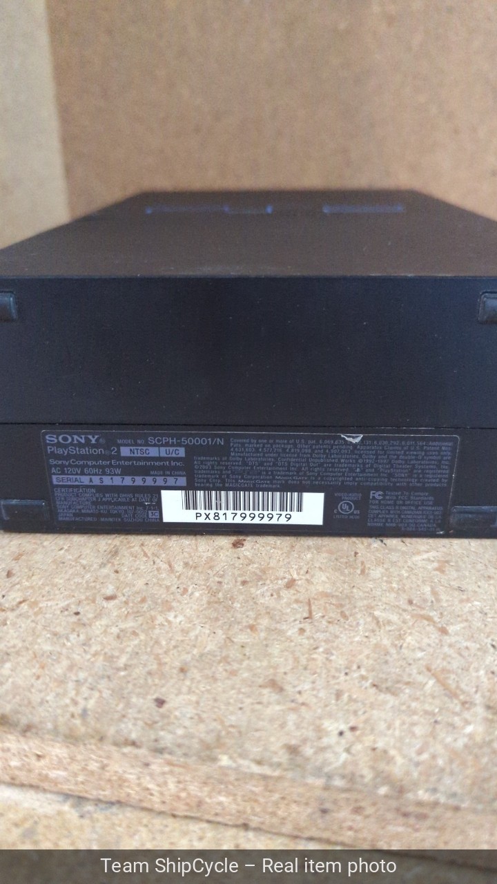 DEFECTIVE Ready 2 PLAY SONY Playstation 2 PS2 Console Game System 1 Wire G3D