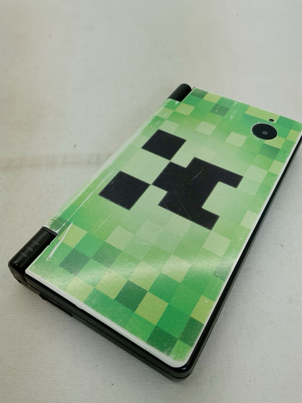 Nintendo DSi Console TWL-001 | Black With Minecraft Stickers | Tested & Working