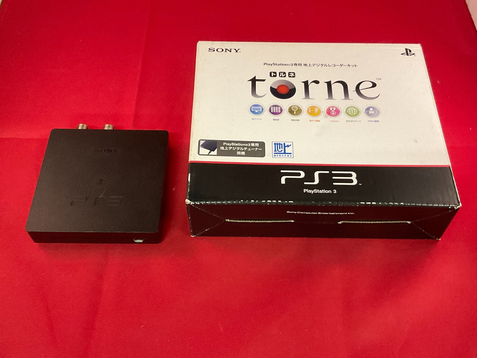 Torne TV Tuner (Sony Playstation 3 PS3) CECH-ZD1J Main unit and box only From JP