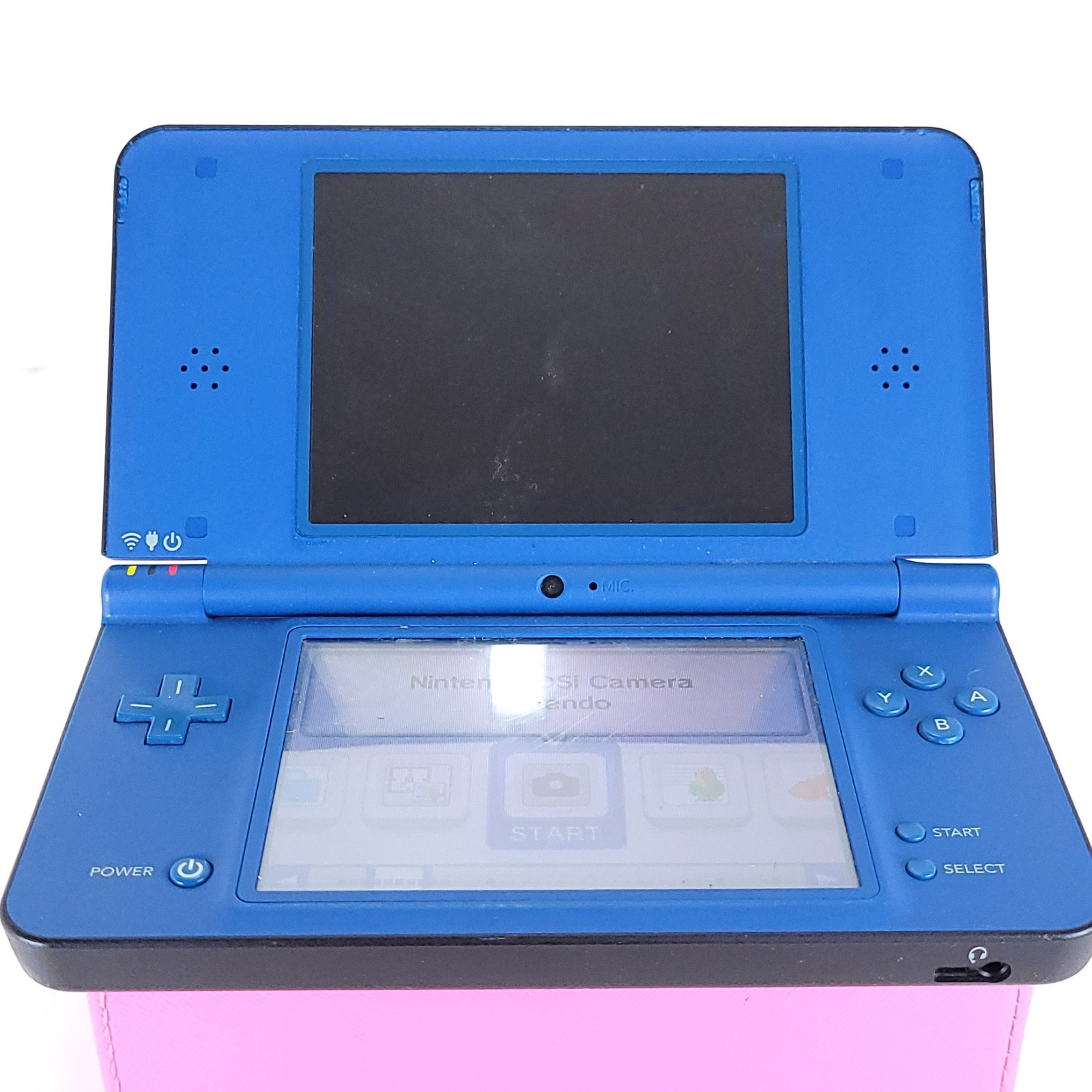 Nintendo DSi XL Blue UTL-001 USA For Parts/Repair (Powers on, Read Description)
