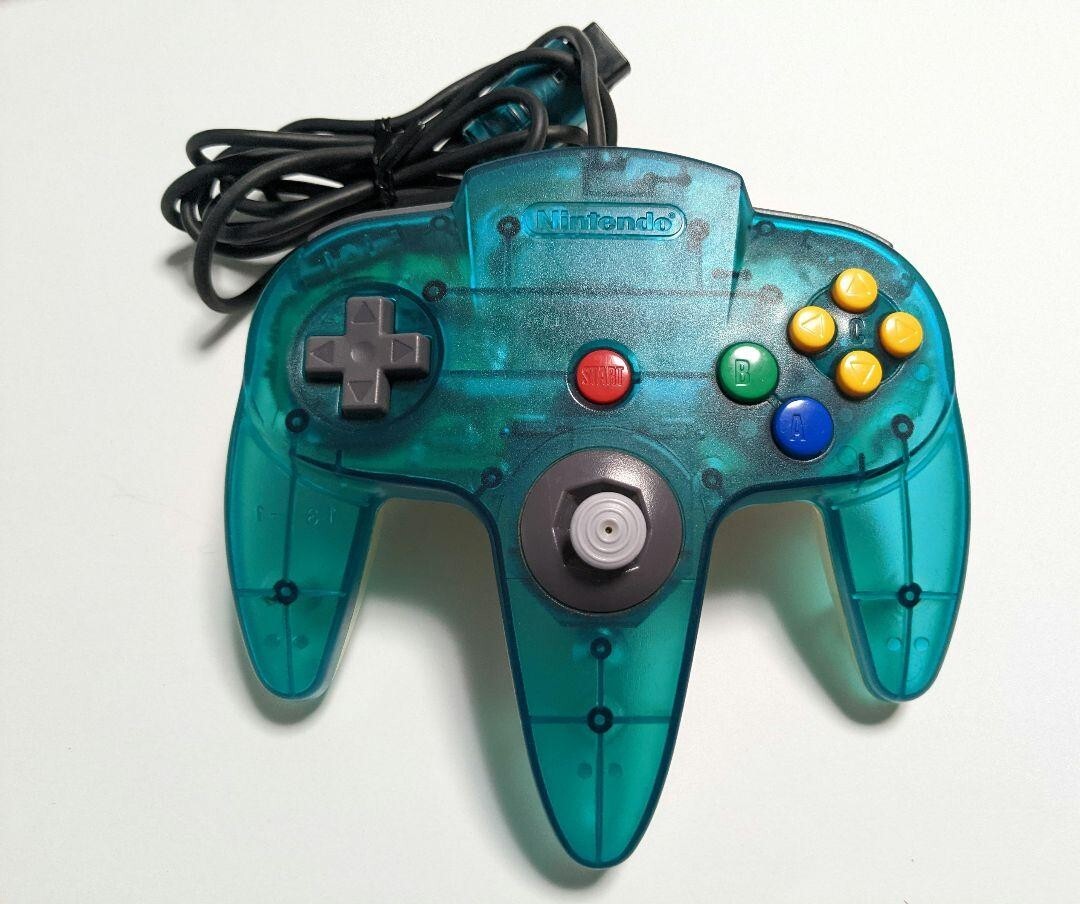 Nintendo 64 Console System Clear Blue Controller Limited 1999 Retro Video Game
