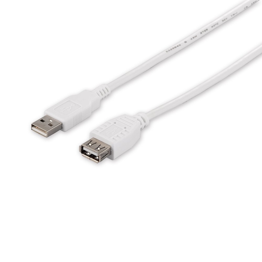 Buffalo USB 2.0 Extension Cable (A to A), White, 1.5m, BSUAA215WH
